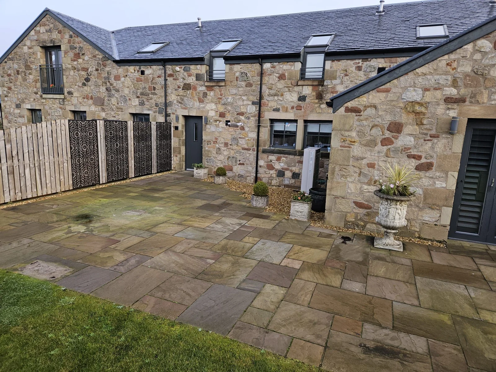 Stone patio