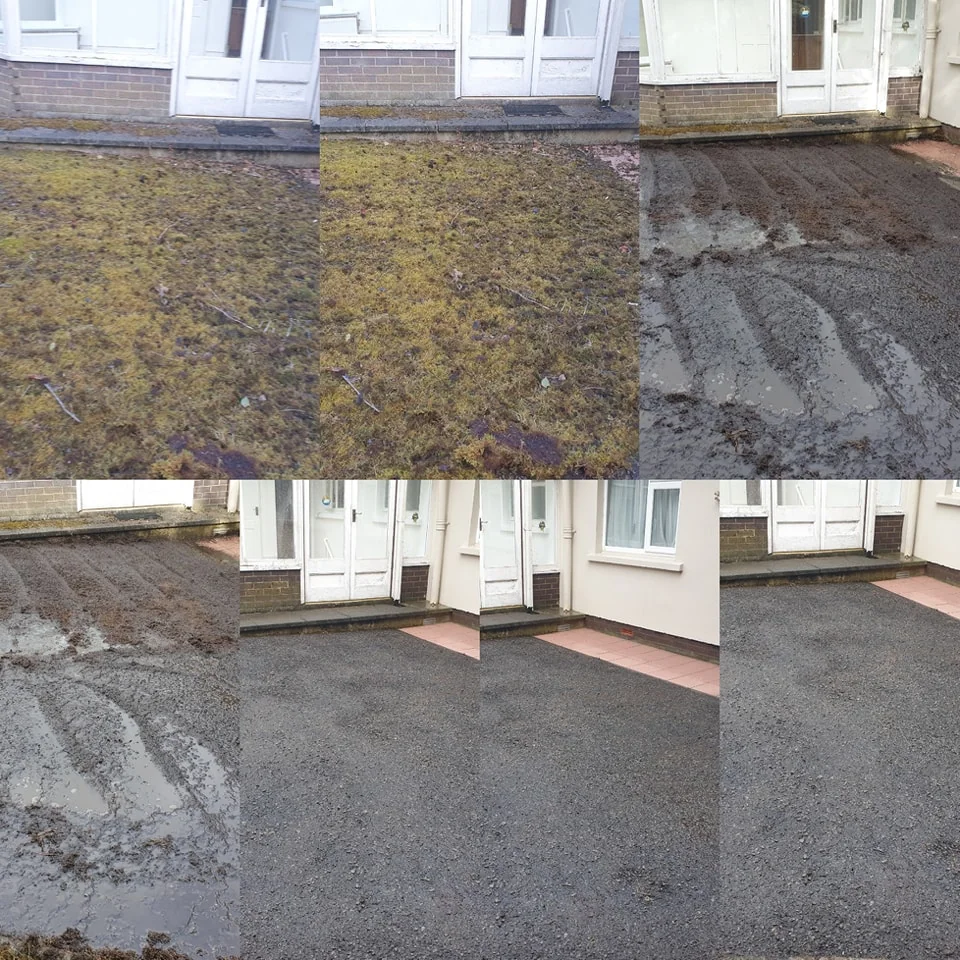 Entrance surface cleaning — photograph 1